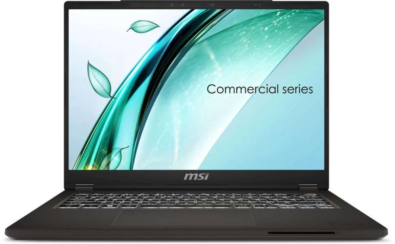 Ноутбук MSI Commercial 14 H A13MG-002US 14", IPS, Intel Core i5 13420H 2.1ГГц, 8-ядерный, 16ГБ DDR4, 512ГБ SSD,  Intel Iris Xe graphics, Windows 11 Pro, серый [9s7-14l111-002]